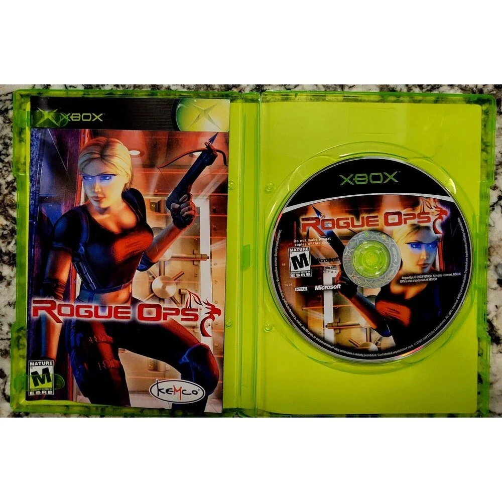 OG XBOX: ROUGE OPS,CIB, MANUAL, TESTED, CLN DISC, VG COND, FAST Next Day SHIPPIN